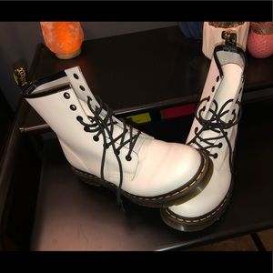 White Dr. Martens